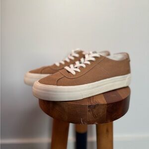 Madewell Sidewalk Canvas Casual Brown Sneakers